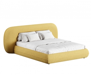 Modern Double Bed-ID:100956928