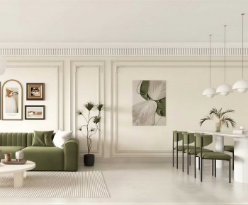 French Style A Living Room-ID:799583913