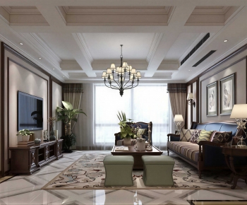 American Style A Living Room-ID:592540039