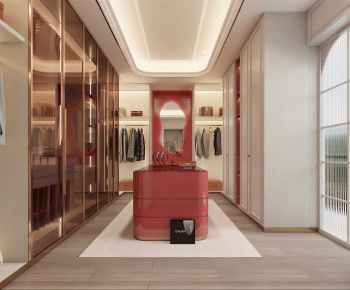 Modern Clothes Storage Area-ID:338799001