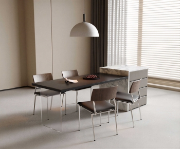 Modern Dining Table And Chairs-ID:839335923