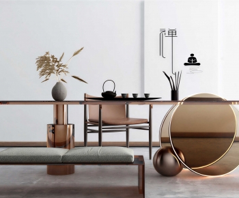 Modern Tea Tables And Chairs-ID:295453071