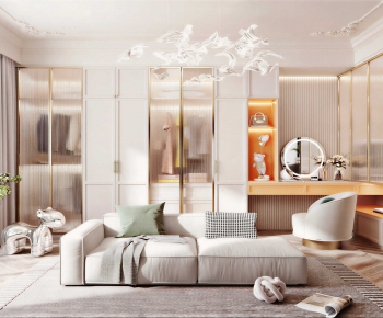 Simple European Style Clothes Storage Area-ID:960361008