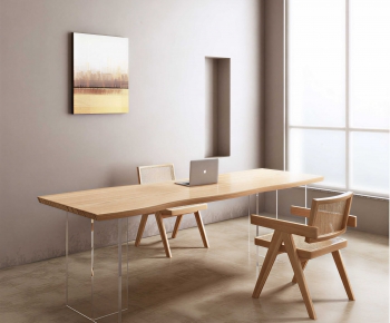 Modern Computer Desk And Chair-ID:671828996
