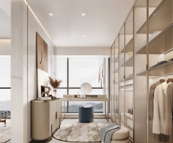 Modern Clothes Storage Area-ID:386044032