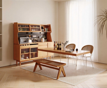 Nordic Style Dining Table And Chairs-ID:257644896