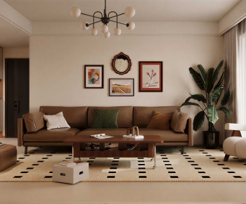Modern A Living Room-ID:714668041