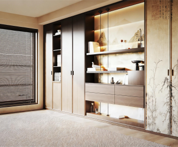New Chinese Style Bookcase-ID:580517057