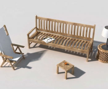 Wabi-sabi Style Lounge Chair-ID:888180027