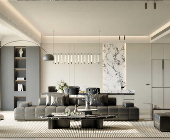 Modern A Living Room-ID:647409923