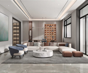 Modern A Living Room-ID:159054043
