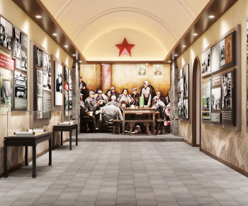 New Chinese Style Exhibition Hall-ID:545500046