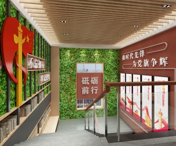 New Chinese Style Exhibition Hall-ID:887444972