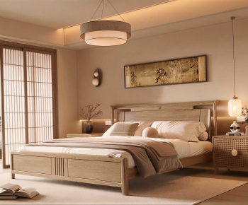New Chinese Style Bedroom-ID:964076042