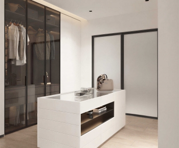 Modern Clothes Storage Area-ID:480698115