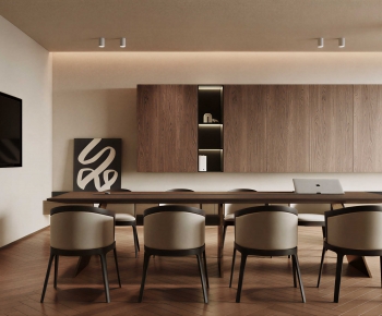 Wabi-sabi Style Meeting Room-ID:618963006