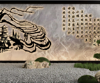 New Chinese Style Rockery Waterscape-ID:514431067