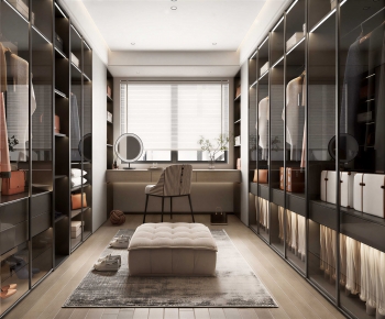 Modern Clothes Storage Area-ID:907506946