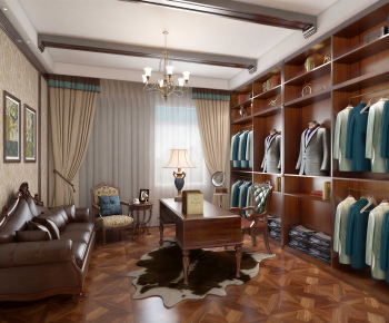 American Style Clothes Storage Area-ID:925190936