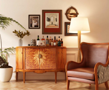American Style Entrance Cabinet-ID:852413892