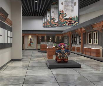 New Chinese Style Exhibition Hall-ID:400688894