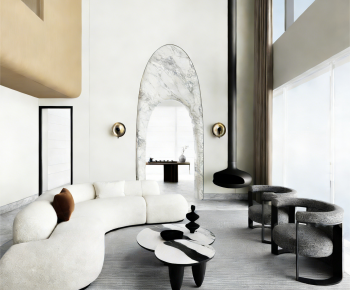 Modern A Living Room-ID:834661967