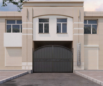 Modern Facade Element-ID:976538904