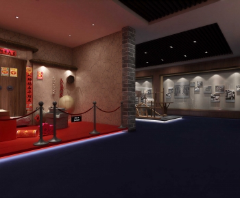 New Chinese Style Exhibition Hall-ID:941063886