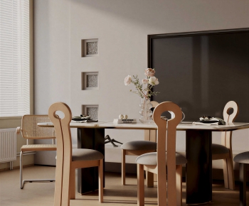 Modern Dining Table And Chairs-ID:439002997