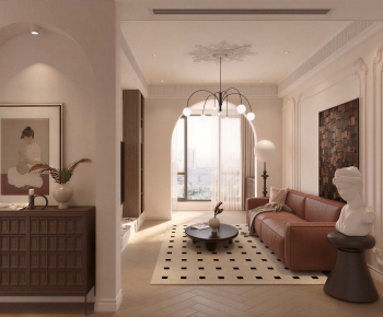 French Style A Living Room-ID:854721191