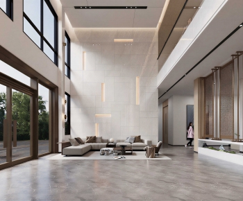 Modern Office Reception Desk-ID:868012913