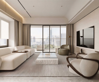 Modern A Living Room-ID:946505078