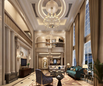 European Style A Living Room-ID:402700909