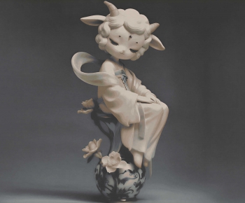 New Chinese Style Sculpture-ID:425437937