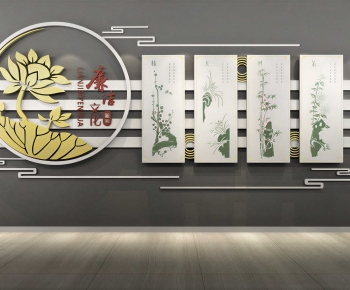 New Chinese Style Culture Wall-ID:442102919