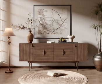 Wabi-sabi Style Side Cabinet-ID:885855918