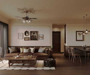 French Style A Living Room-ID:648791079