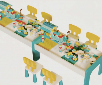 Modern Children's Table/chair-ID:100972894