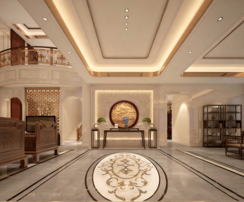New Chinese Style Hallway-ID:502883918