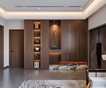 New Chinese Style Hallway-ID:635916952