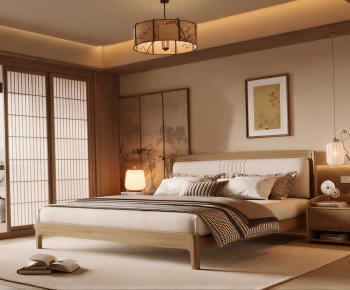 New Chinese Style Bedroom-ID:974812034