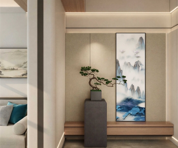 New Chinese Style Hallway-ID:332947974