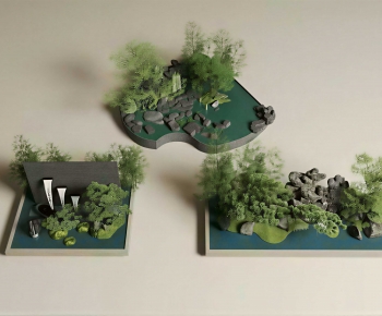 New Chinese Style Rockery Waterscape-ID:515589007