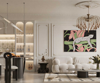 French Style A Living Room-ID:810599318