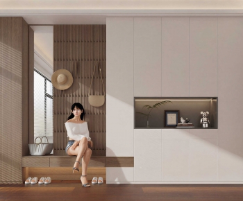 Modern Shoe Cabinet-ID:525255921