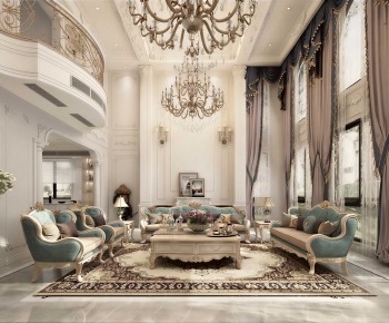 European Style A Living Room-ID:523392921