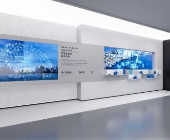 Modern Exhibition Hall-ID:487154968