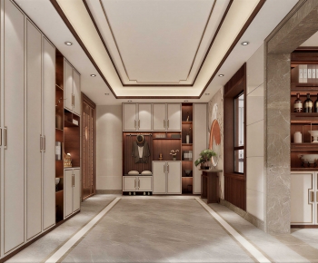 New Chinese Style Hallway-ID:770234115