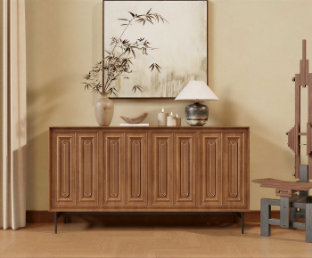 Wabi-sabi Style Side Cabinet-ID:907725104