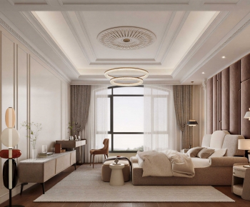 Simple European Style Bedroom-ID:221065046